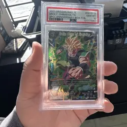 Broly, Omen of Evolution EX19-12 Dragon Ball Super Card Game PSA 10 GEM MINT - Image 2