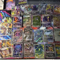 Pokemon Card Lot- Illustration Rare And Vmaxs Trainer - Image 1