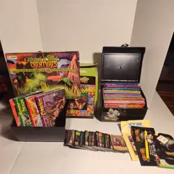 Weird N Wild Creatures cards Approx 450 lg cards 200 sm cards, 2 Boxes much more - Image 1