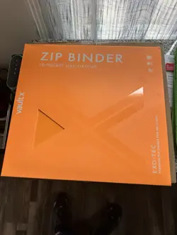 Vault X 12 Pocket Exo-Tec Zip Binder Neon Orange - Holds 480 Cards - Image 1