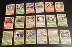 Lot of *34* Pokemon Gym Challenge Common/Uncommon Cards (NM/NM-) - Image 1