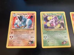 Lot of *34* Pokemon Gym Challenge Common/Uncommon Cards (NM/NM-) - Image 5