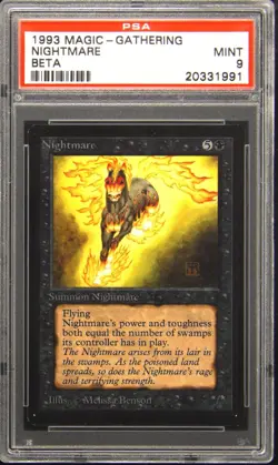 1993 MTG BETA NIGHTMARE PSA 9 - Image 1