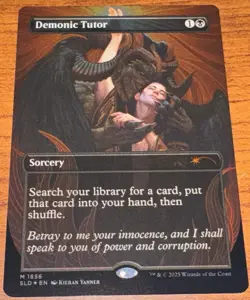 Demonic Tutor (Rainbow Foil) - Secret Lair Drop Series (SLD) - NM/M - Image 1