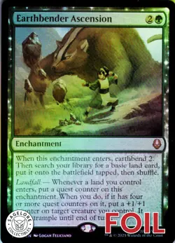 MTG Earthbender Ascension (175) | NM Foil | Avatar: The Last Airbender {TLA} - Image 1
