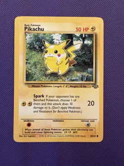 Pokemon TCG Pikachu Jungle 60/64 Regular Unlimited Common - Image 1