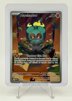 2025 Pokemon TCG Marshadow #146/132 Illustration Rare Mega Evolutions Holo NM - Image 1