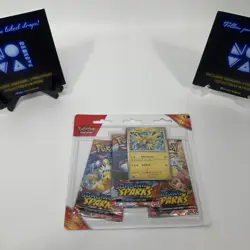 Pokemon TCG Scarlet Violet 3 Destined Rivals 1 Surging Sparks 3 Pk Blister Promo - Image 3
