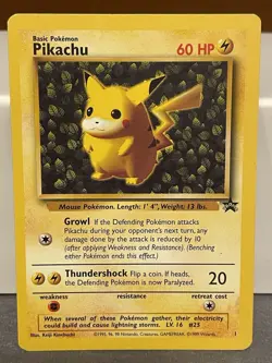 Pikachu - Pokemon Black Star Promo #1 - “Ivy Pikachu” - MP - Image 1