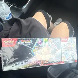 Pokemon Prismatic Evolutions Surprise Box Booster Bundle Eevee - Image 1