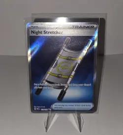 Pokemon Night Stretcher 173/132 Me01: Mega Evolution Trainer Full Art Holo - Image 1