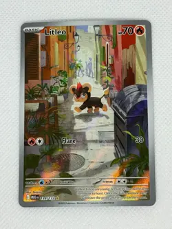 Pokemon Mega Evolution Litleo 139/132 Illustration Rare NM English - Image 1