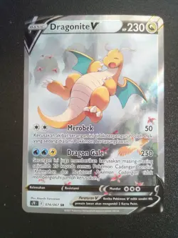 Dragonite V S7R 074/067 SR SA Blue Sky Stream Alt Art Pokemon Indonesia - Image 5