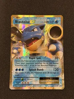 Pokemon Blastoise EX 21/108 XY Evolutions Ultra Holo TCG 2016 LP/NM - Image 2