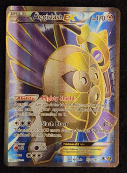 2017 Pokemon Alternate Art full Art Aegislash EX #65a/119 EX-NM - Image 1
