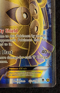 2017 Pokemon Alternate Art full Art Aegislash EX #65a/119 EX-NM - Image 4