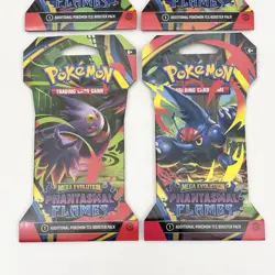 Pokemon TCG Mega Evolution Phantasmal Flames 4x Sleeved Booster Pack Art Set NEW - Image 3