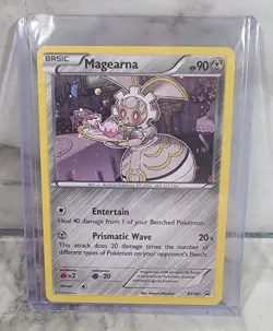 Magearna XY165 Black Star Promo Cosmos Holo Pokemon LP - Image 1