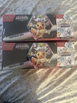 Pokemon Prismatic Evolutions Surprise Box & Booster Bundle Sams Club Lot Of 2 - Image 1