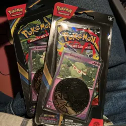 Pokemon Phantasmal Flames Cottonee Promo Blister Booster Pack Sealed (2qty) - Image 1