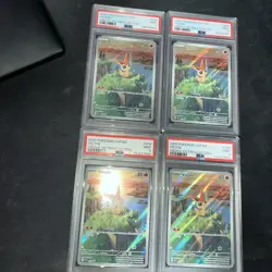 2025 4 POKEMON SVP EN-SV BLACK STAR PROMO #208 VICTINI PSA 9 - Image 2