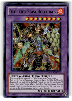 Gladiator Beast Heraklinos LCGX-EN253 Unlimited Super Rare Legendary Collection - Image 1
