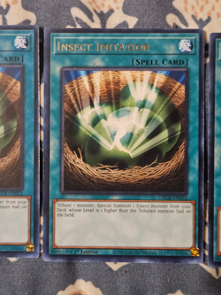 Insect Imitation x3 GRCR-EN052 Rare 1st Edition Yugioh - Image 3