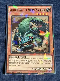Aztekipede, The Worm Warrior Shatterfoil 1st Edition BP03-EN041 Yu-Gi-Oh! TCG - Image 1