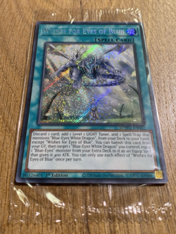 *SEALED* Wishes for Eyes of Blue | SDWD-EN042 | Secret Rare | 1st Ed YuGiOh Mint - Image 3