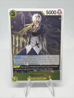 Absalom Rare Foil - OP14-100 - The Azure Sea's Seven One Piece NM - Image 1