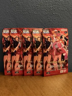 One Piece TCG Heroines EB-03 Extra Booster | 5 pack lot | BRAND NEW/SEALED - Image 1