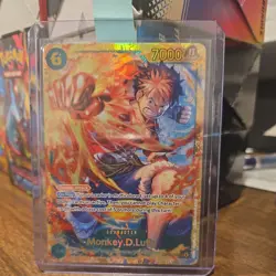 One Piece CCG Monkey D Luffy Op13-118 Sec Near Mint+ - Image 1
