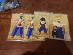 Lot Of 21 1999 And 1998 FUNimation Dragon Ball Z Gold Foil Cards - Image 2