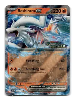 Reshiram ex (Journey Together Stamped) Double Rare Miscellaneous Cards & Product - Image 1