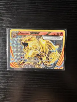 LP Arcanine BREAK XY180 Promo Black Star Holo XY Breakpoint Pokemon card English - Image 1