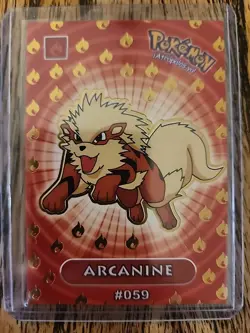 Electric Corporation Arcanine Gold Flame #059 Holo Pokemon Card - Image 1