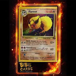 Flareon Jungle 3/64 Holo Rare Unlimited 1999 Card Pokemon - Image 1