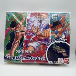 One Piece Card Game Learn Together Deck Set English Sealed Bandai - Image 1