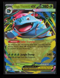 Mega Venusaur ex 003/132 ME01: Mega Evolution Pokemon Card - Image 1