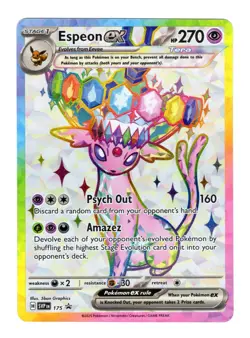 Espeon ex SVP175 Sv: Scarlet & Violet Promo Pokemon Card Holo NM - Image 1