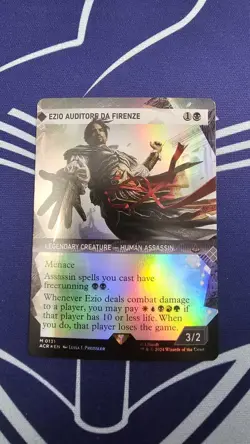 MTG Ezio Auditore Da Firenze Foil Borderless # 131 - Image 1