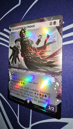 MTG Ezio Auditore Da Firenze Foil Borderless # 131 - Image 3