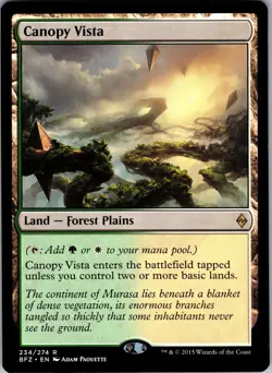 Canopy Vista Battle for Zendikar Rare NM Magic: The Gathering 234 Normal - Image 1
