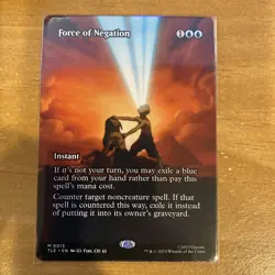 MTG Force of Negation (Borderless) - Avatar: The Last Airbender (TLE) NM-Mint - Image 1