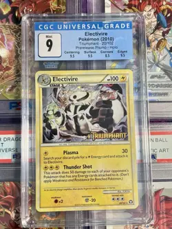 CGC 9 Electivire 20/102 PRERELEASE HOLO PROMO Triumphant Pokemon - Image 1