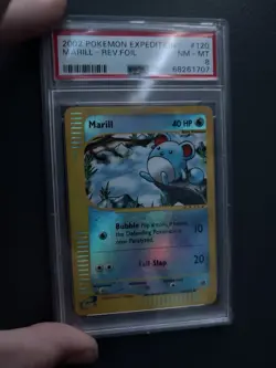 Pokemon TCG 2002 Pokemon Expedition Merrill PSA 8 NM-MT - Image 1