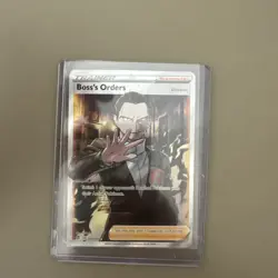 Pokemon TCG Boss's Orders Rebel Clash 189/192 Holo Full Art - Image 1