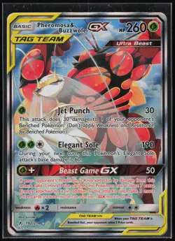 Pokemon TCG Pheromosa & Buzzwole GX (192) (Alternate Full Art) #192/214 - Image 1