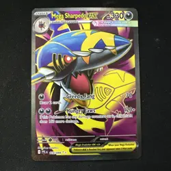 Mega Sharpedo ex 113/094 Me02: Phantasmal Flames Holo Pokemon TCG NM - Image 1