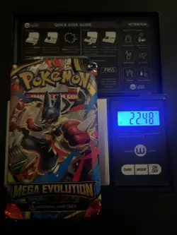 (HEAVY) 22.48g Pokemon TCG Mega Evolution Booster Pack (SEALED)✅ - Image 1